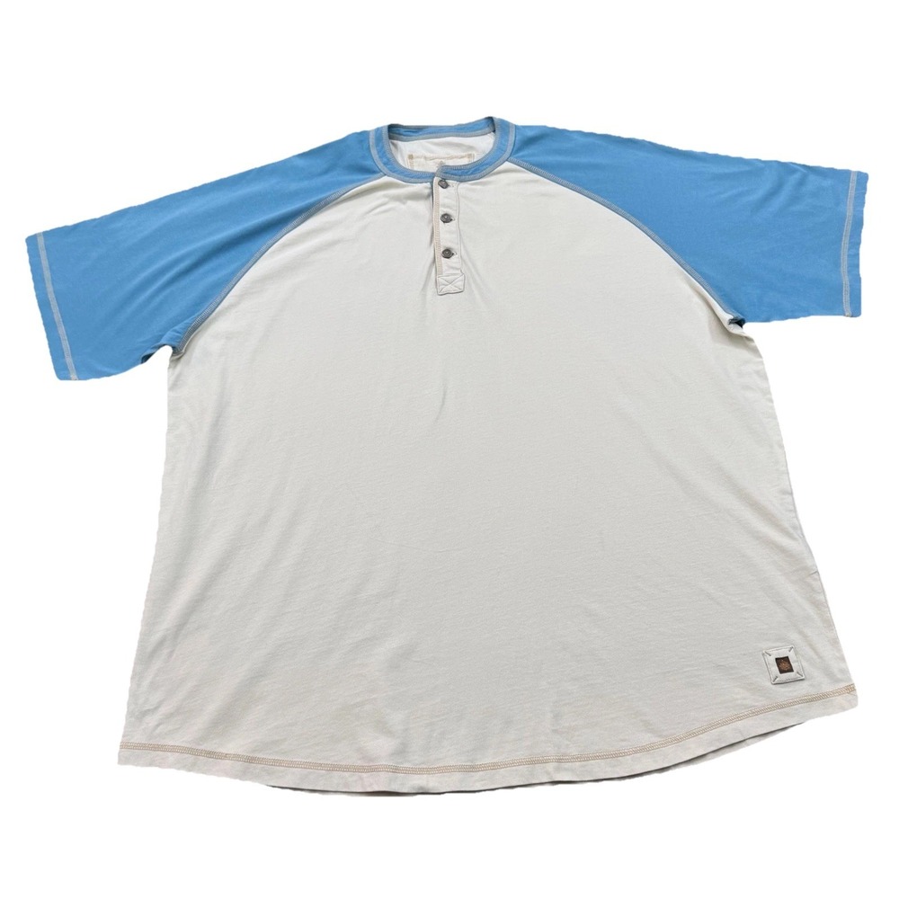 Territory Ahead Dillon Indigo Henley Men's XXL Big And Tall Casual